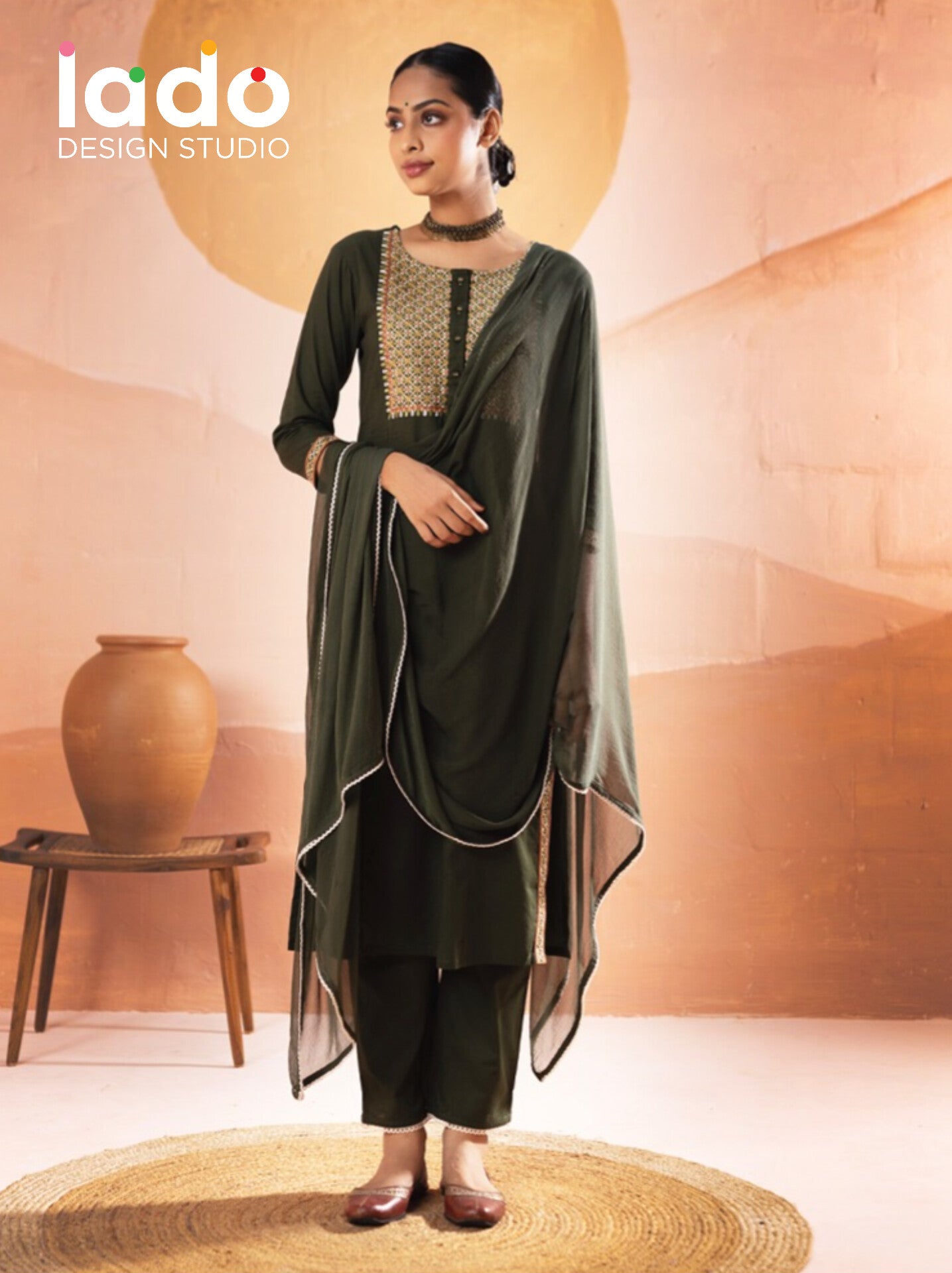 COTTON DAILY WEAR STRAIGHT DRESS