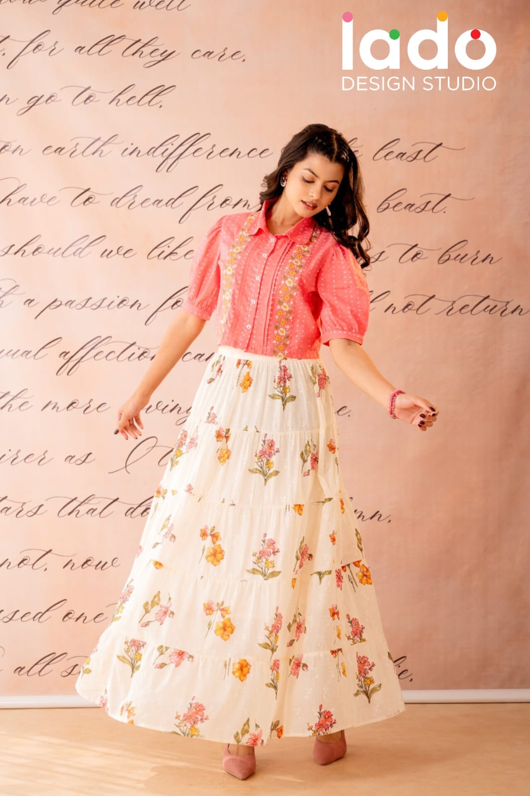 COTTON TOP AND SKIRT