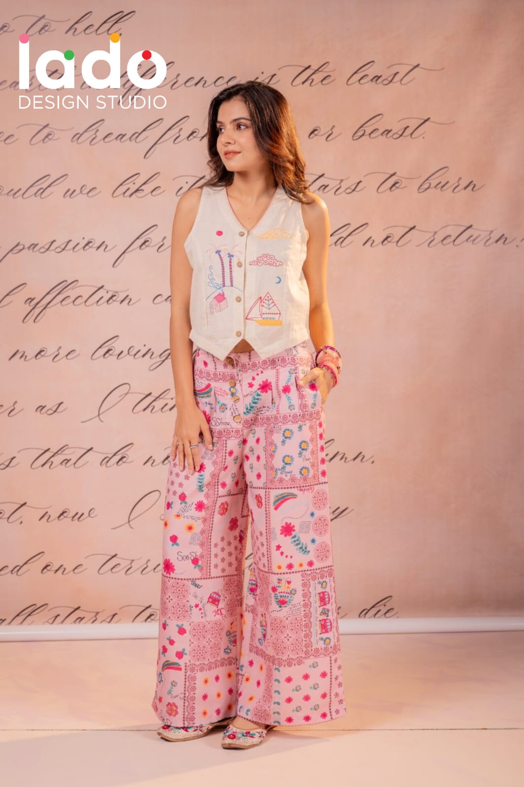 Cotton Plazo Top