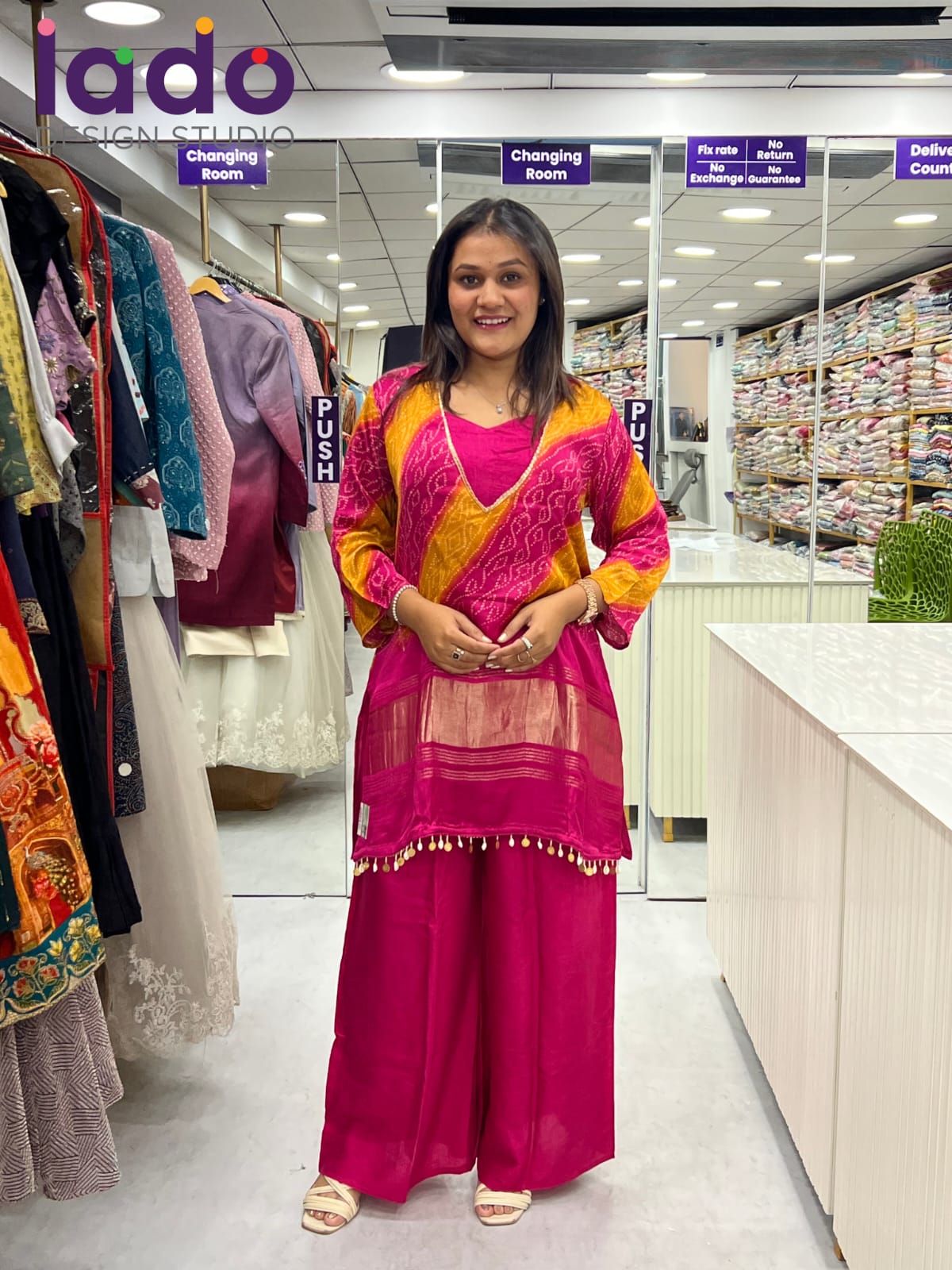 INDO WESTERN IN GAJI SILK